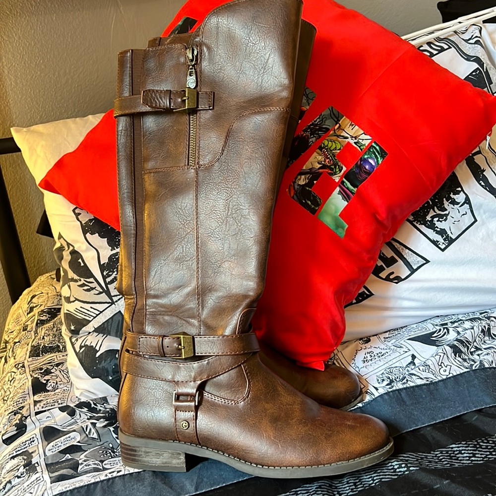 G By Guess brown riding boots